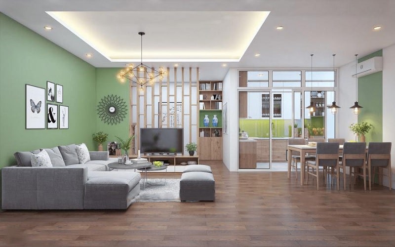Thiết kế nội thất không gian xanh cho chung cư