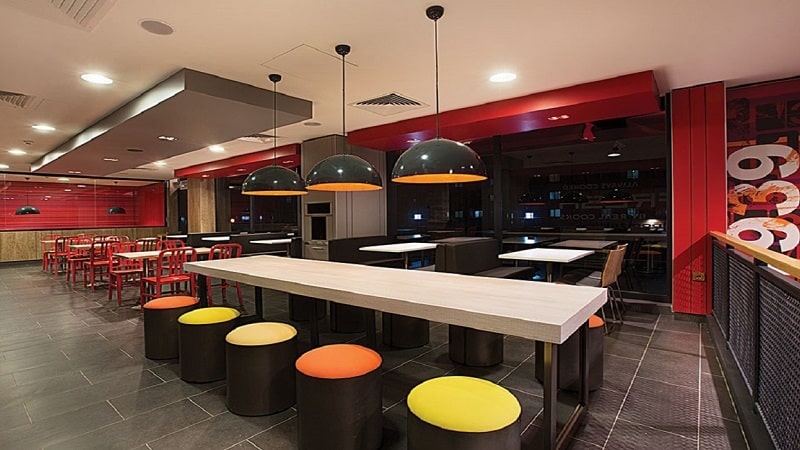 Tiêu chuẩn thiết kế nội thất nhà hàng fast food