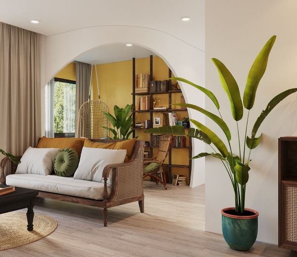 Thiết kế nội thất homestay theo phong cách Indochine