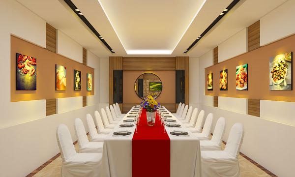 Thiết kế phòng vip nhà hàng theo phong cách đơn giản