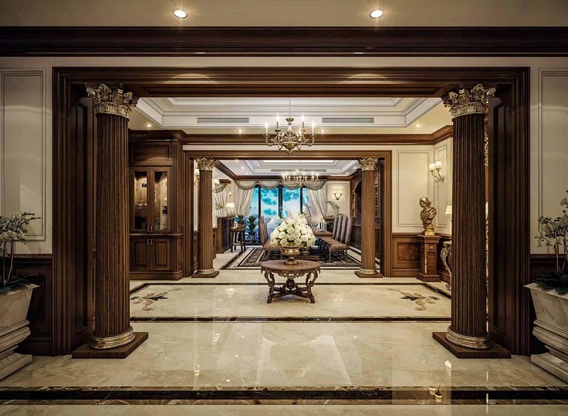 thiết kế nội thất chung cư tân cổ điển 5